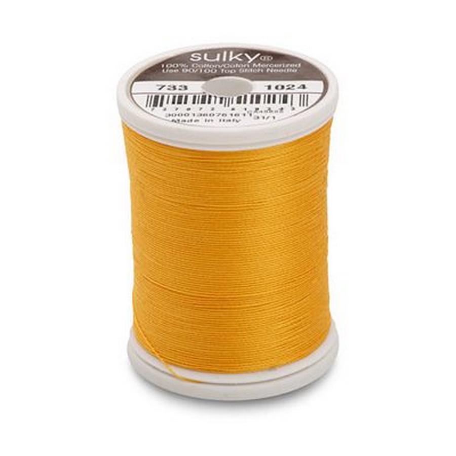 Cotton Thread 30wt 500yd 3 Count GOLDENROD