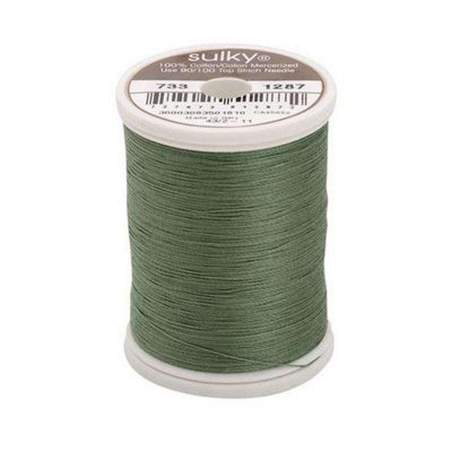 Cotton Thread 30wt 500yd 3 Count FRENCH GREEN