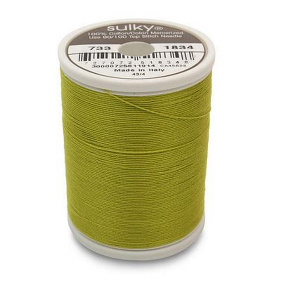 Cotton Thread 30wt 500yd 3 Count PEA SOUP