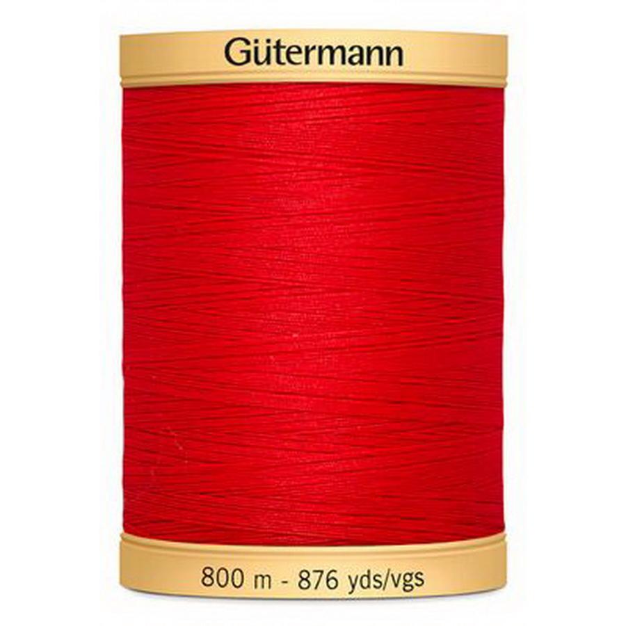 Gutermann Cotton 50 800m 876yd Solid - Red (Box of 3)