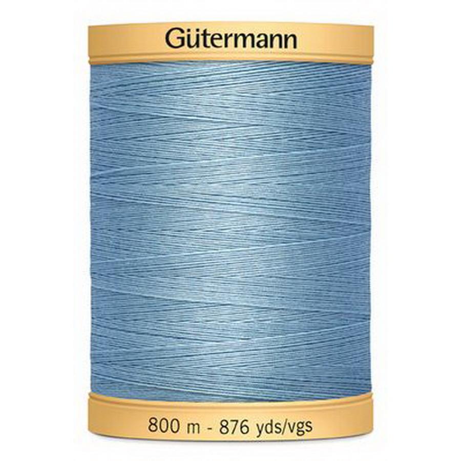 Gutermann Cotton 50 800m 876yd Solid - Carolina Blue (Box of 3)