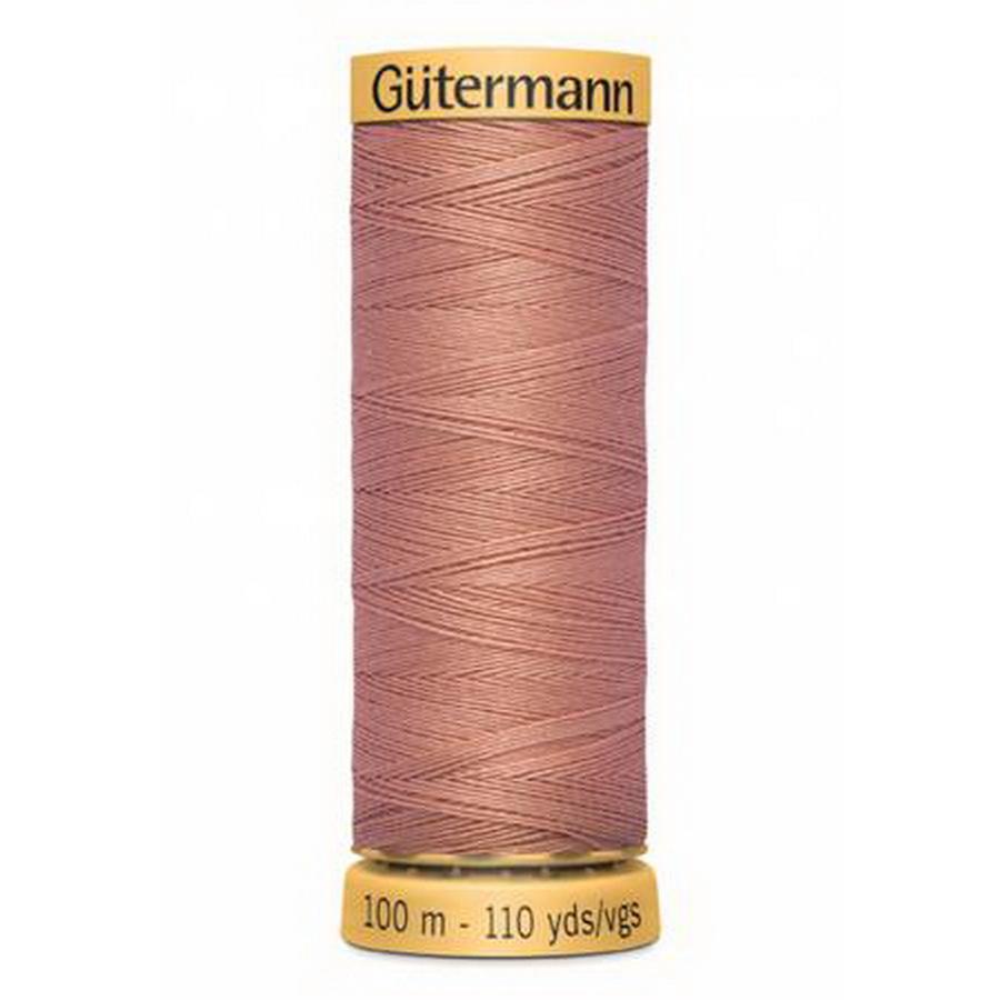 Gutermann Natural Cotton 50wt 100M -Coral Rust (Box of 3)