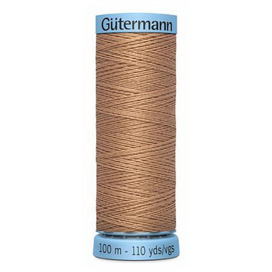 Gutermann Pure Silk Thrd 100m -  Tan (Box of 3)