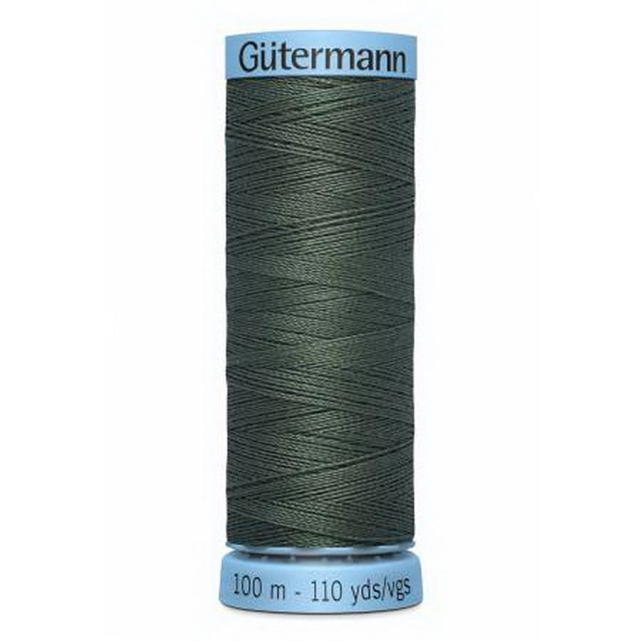 Gutermann Pure Silk Thrd 100m -  Dark Sage (Box of 3)