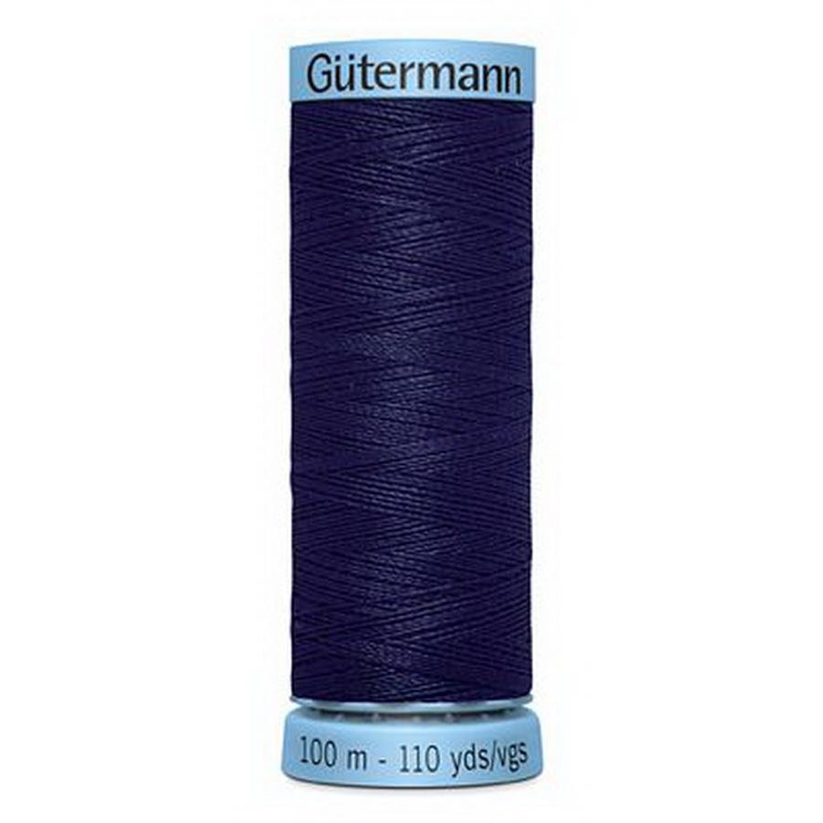 Pure Silk Thread 100m 3ct- Dark Denim