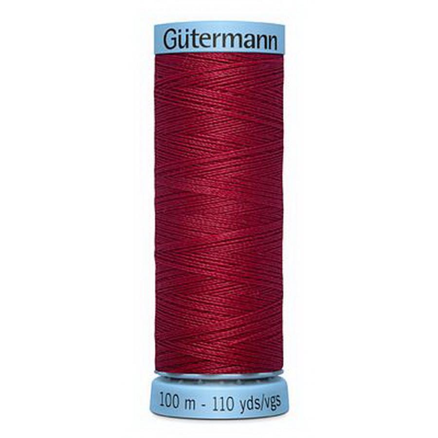 Pure Silk Thread 100m 3ct- Cranberry