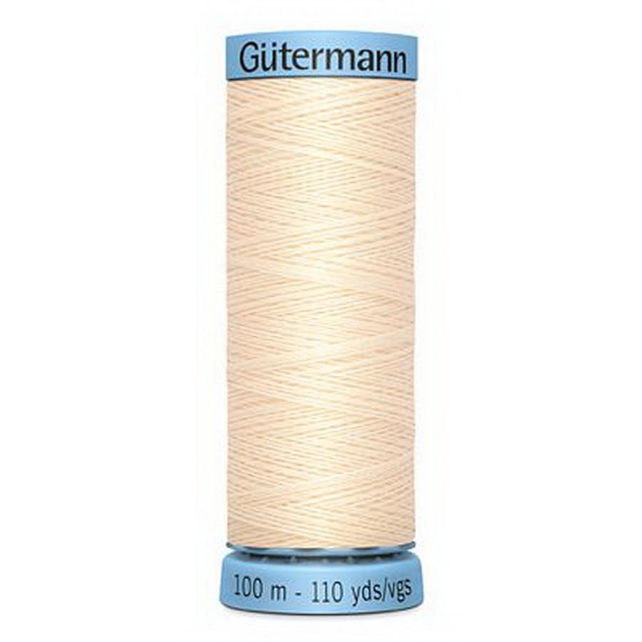 Gutermann Pure Silk Thrd 100m -  Crm (Box of 3)