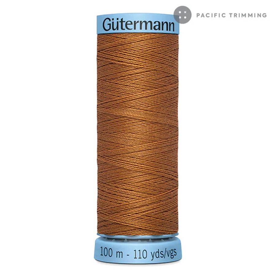 Gutermann Pure Silk Thrd 100m -  Nutmeg (Box of 3)