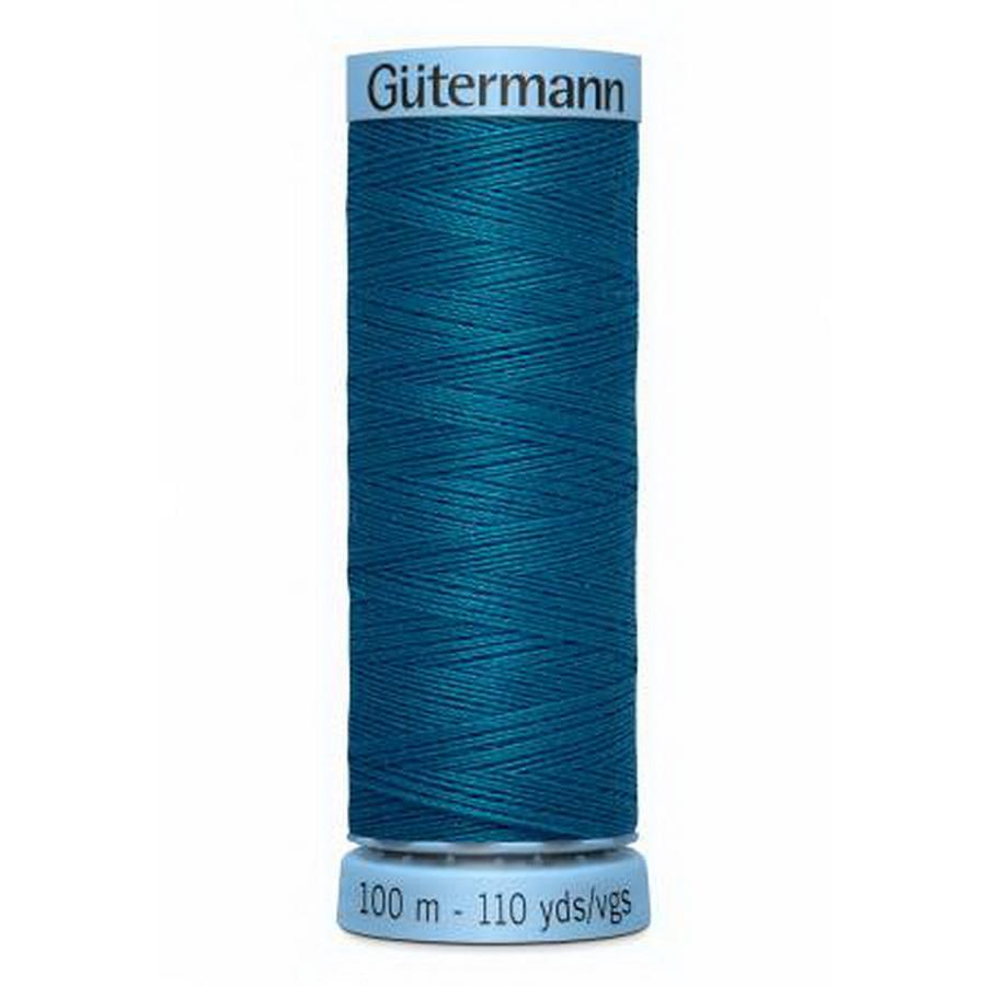 Pure Silk Thread 100m 3ct-  Blue Green BOX03