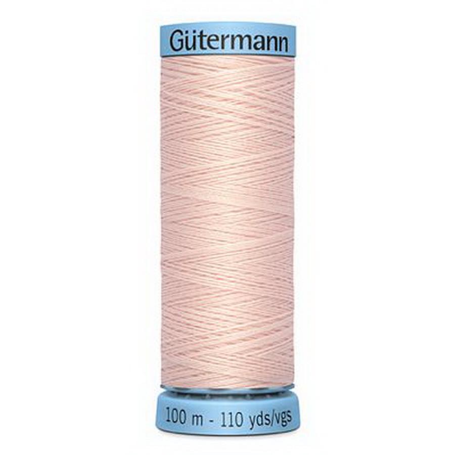 Pure Silk Thread 100m 3ct-  Pink Champagne