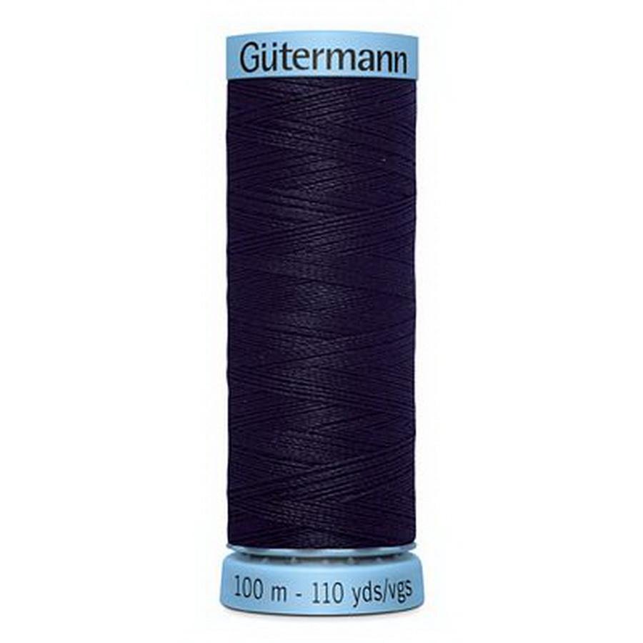 Gutermann Pure Silk Thrd 100m -  Licorice (Box of 3)