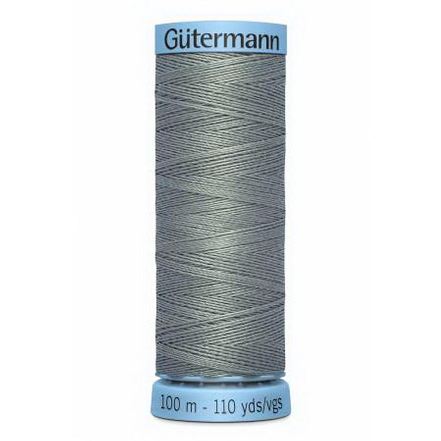 Pure Silk Thread 100m 3ct-  Burnt Charcoal