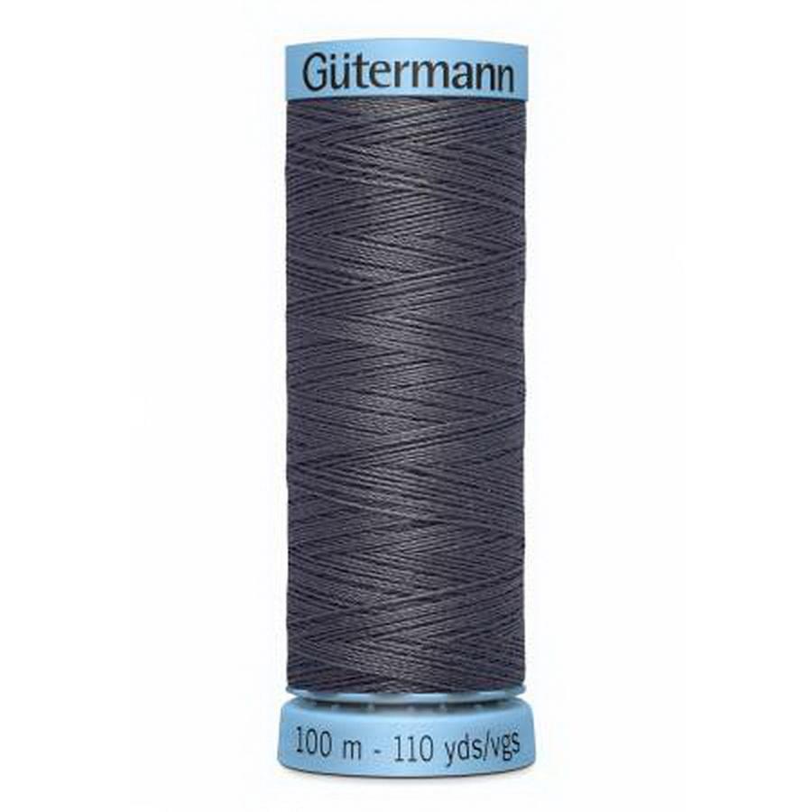 Pure Silk Thread 100m 3ct-  Slate