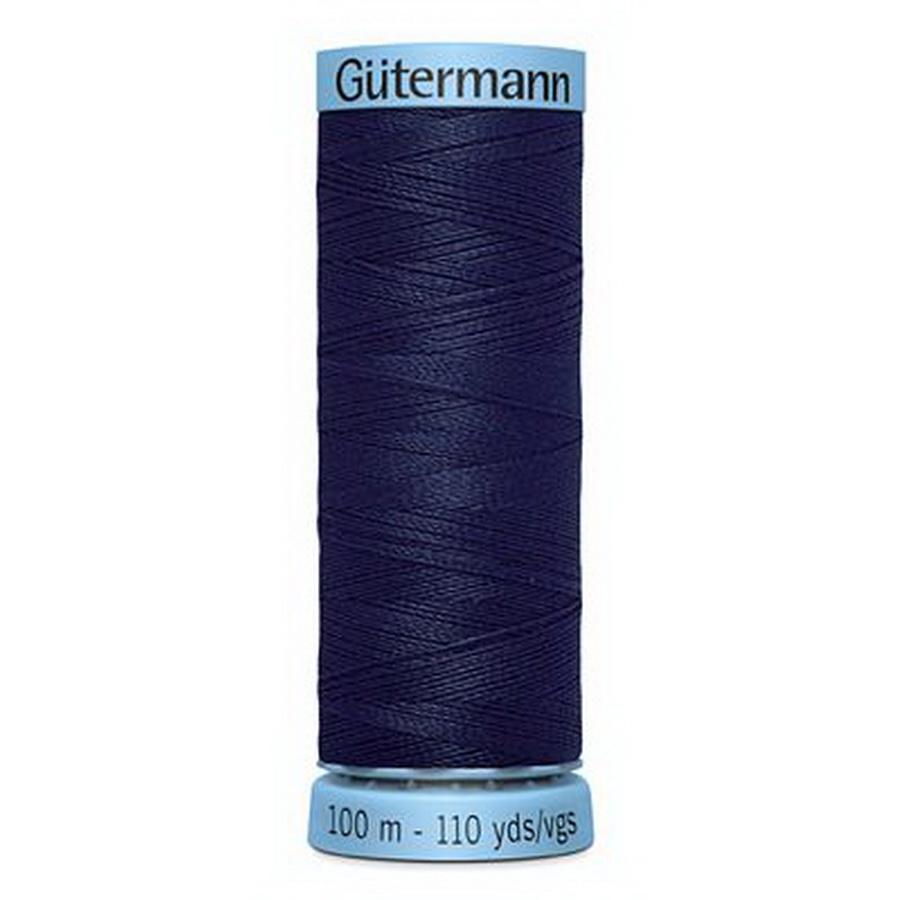 Pure Silk Thread 100m 3ct-  Midnight Blue