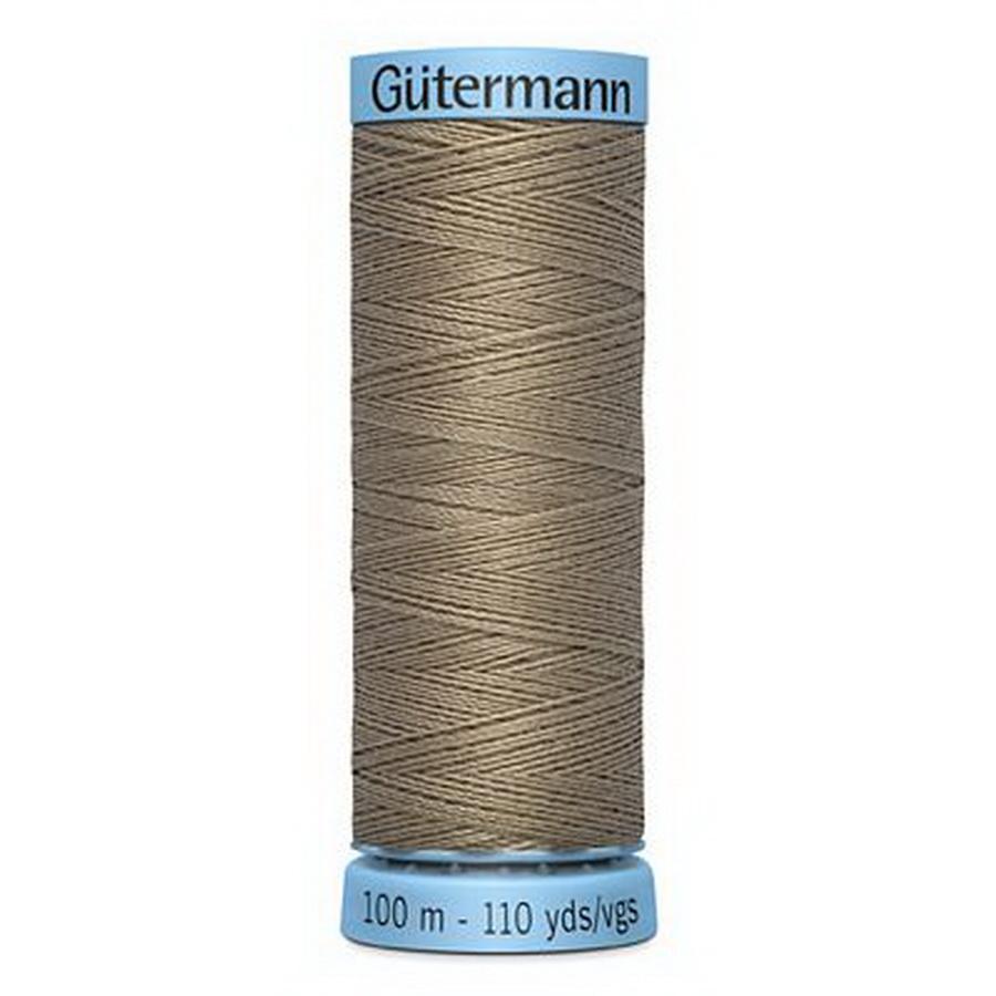 Pure Silk Thread 100m 3ct-  Taupe