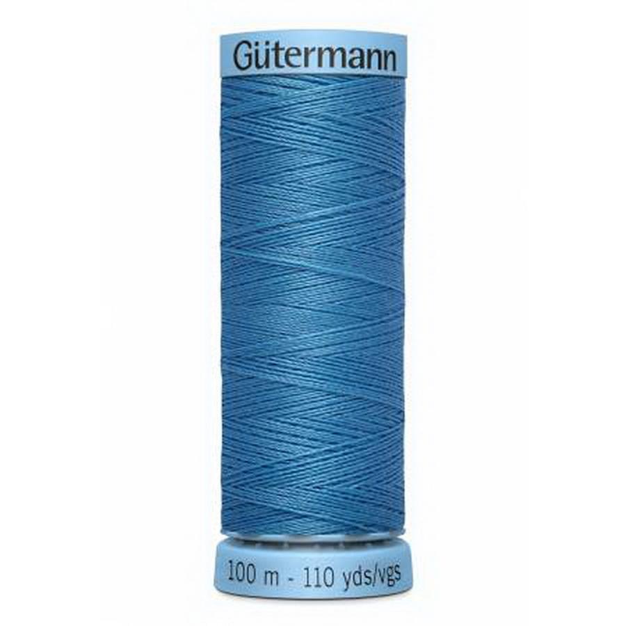 Pure Silk Thread 100m 3ct- Carolina Blue