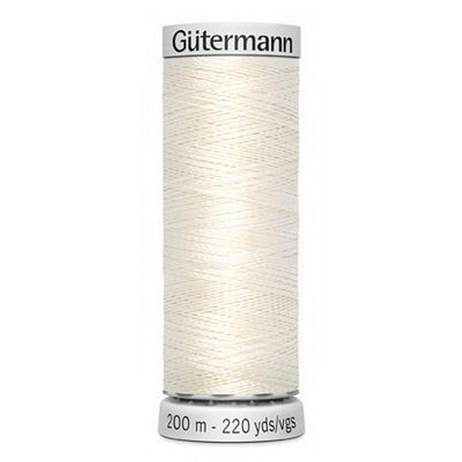 Gutermann Dekor Rayon Thrd 40wt 200m - Winter White (Box of 3)