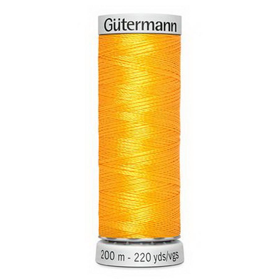 Gutermann Dekor Rayon Thrd 40wt 200m - Goldenrod (Box of 3)