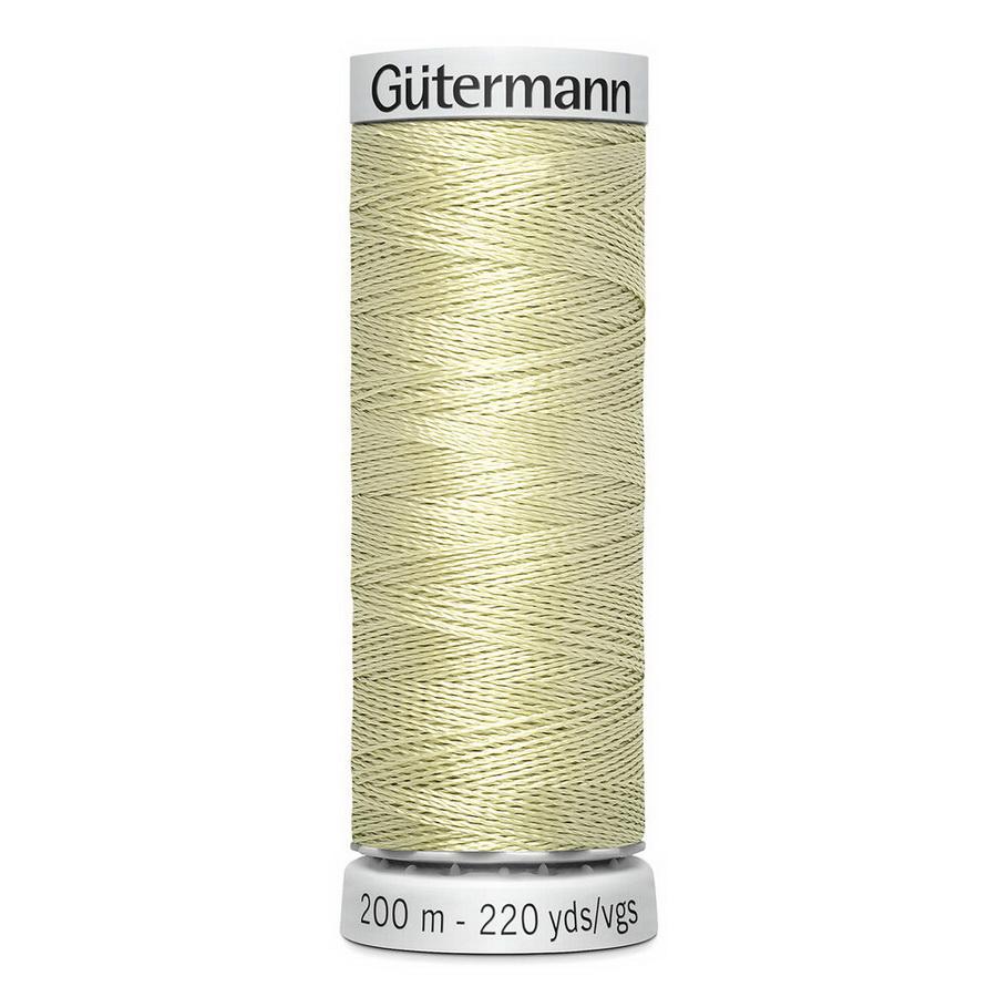 Dekor Rayon Thread 40wt 200m 3ct- Pastel Yellow Gr