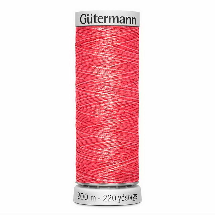 Dekor Rayon Vari Thread 40wt 200m 3ct- Ruby Red