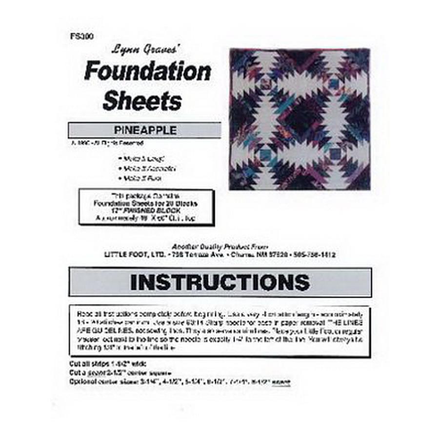 Pineapple Foundation Sheets