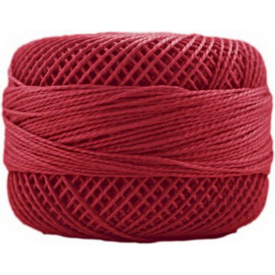 Perle Cotton Sz8 10gm (Box of 10) RED