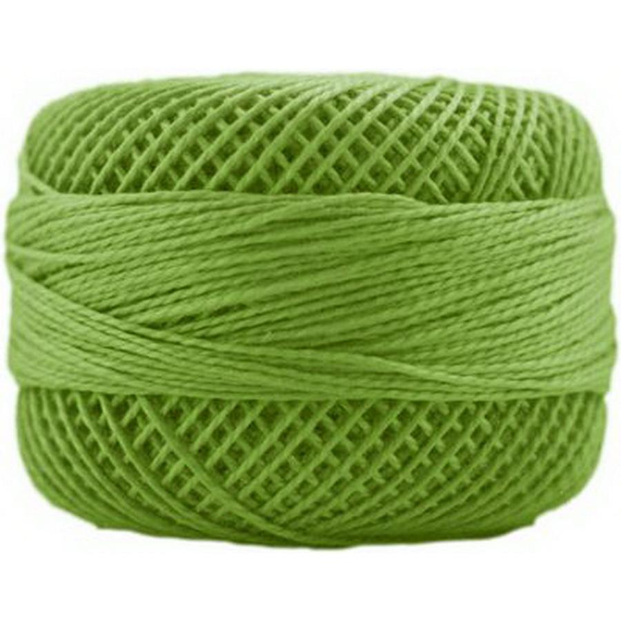 Perle Cotton Sz8 10gm (Box of 10) CHARTREUSE