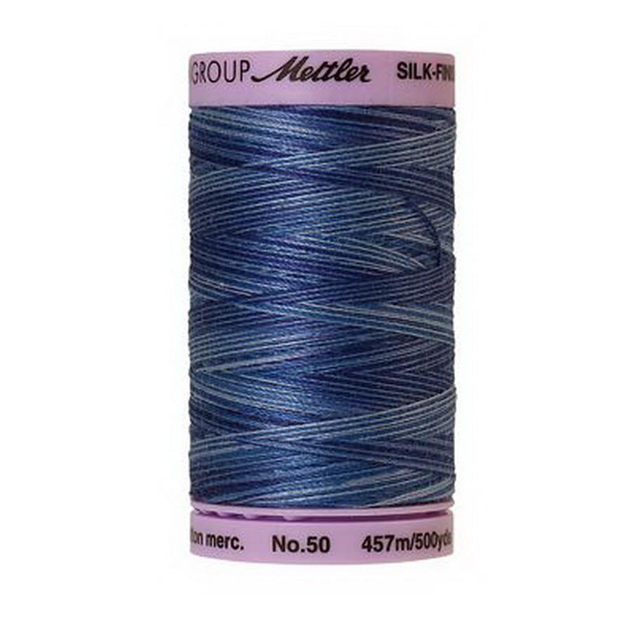 Silk Finish Cotton Multi 457m (Box of 5) EVENING BLUE