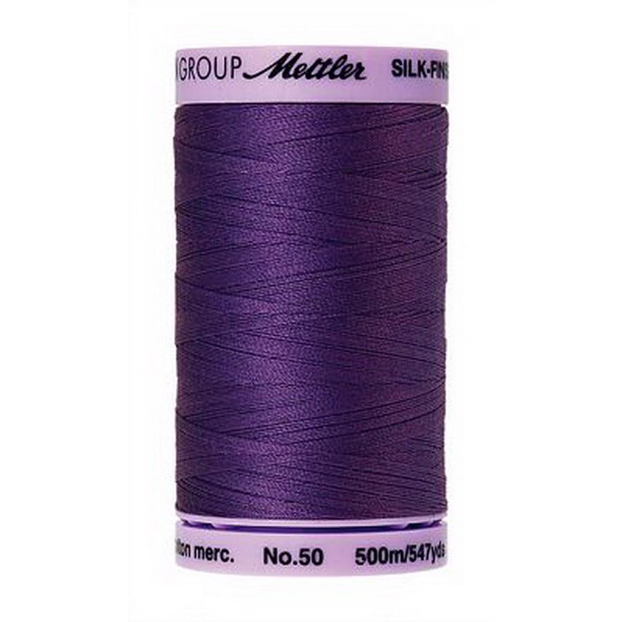 Silk Finish Cotton 50wt 500m 5ct IRIS BLUE BOX05