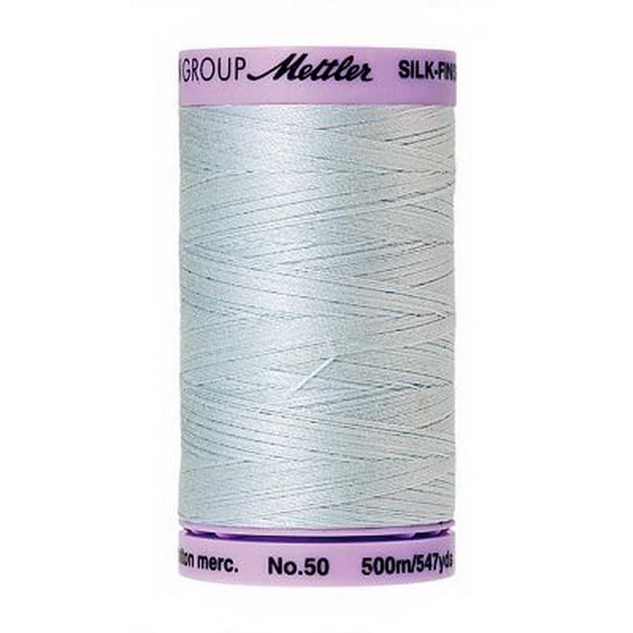 Silk Finish Cotton 50wt 500m (Box of 5) STARLIGHT BLUE