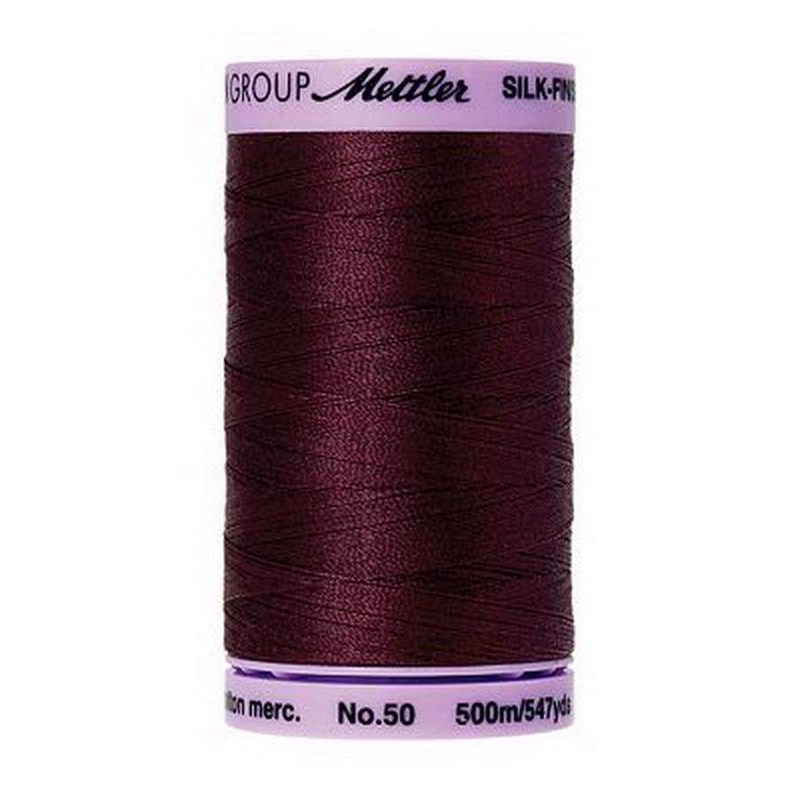 Silk Finish Cotton 50wt 500m 5ct BEET RED BOX05