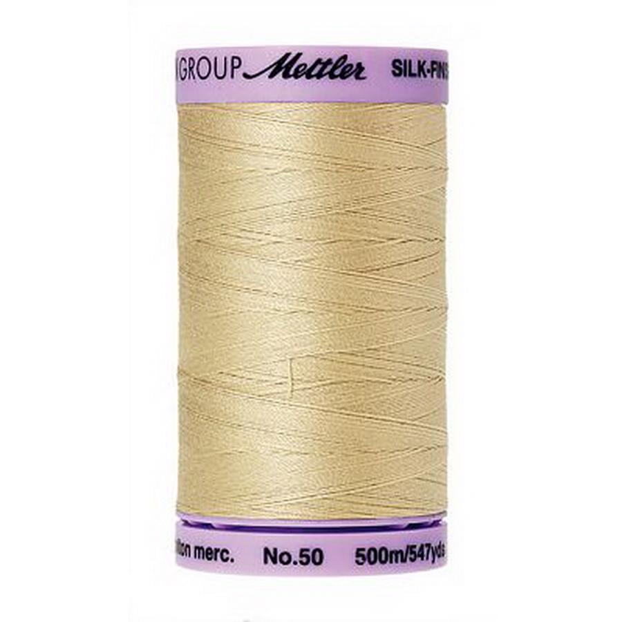Silk Finish Cotton 50wt 500m 5ct IVORY BOX05