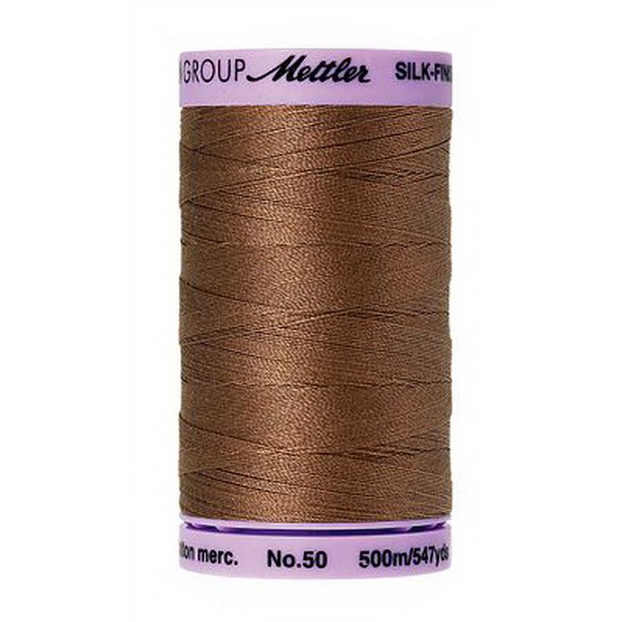 Silk Finish Cotton 50wt 500m 5ct HAZELNUT BOX05