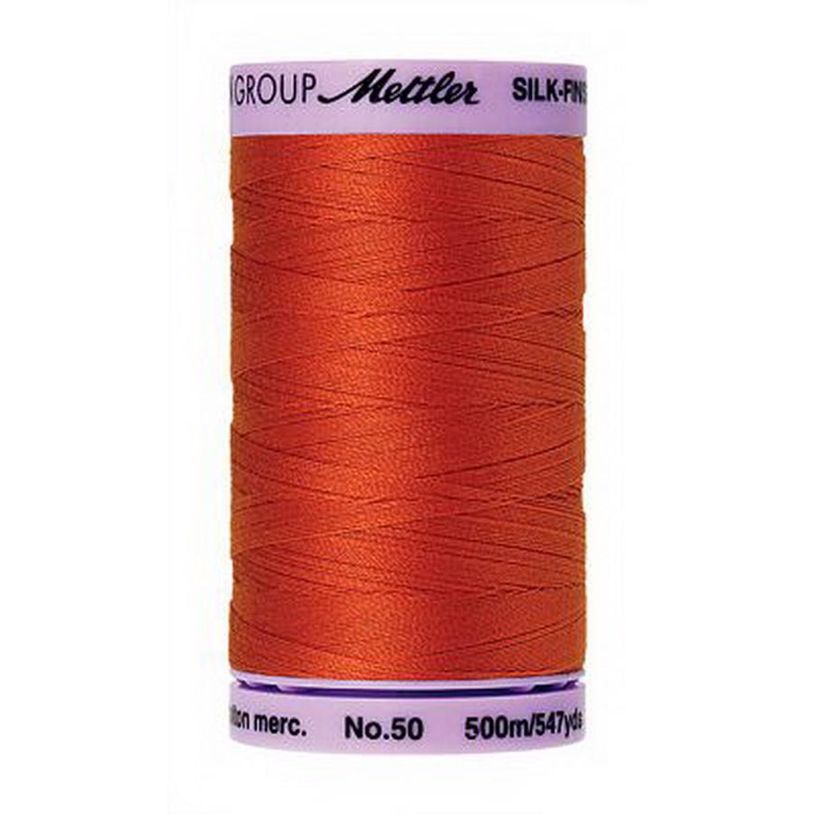 Silk Finish Cotton 50wt 500m (Box of 5) PAPRIKA