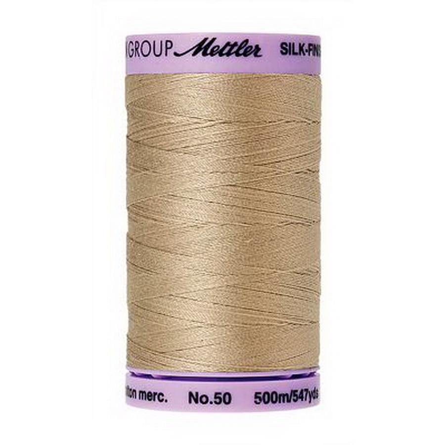 Silk Finish Cotton 50wt 500m 5ct STRAW BOX05