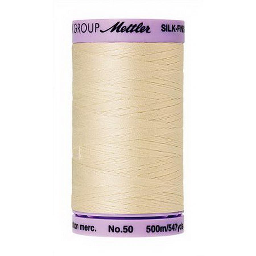 Silk Finish Cotton 50wt 500m (Box of 5) MUSLIN