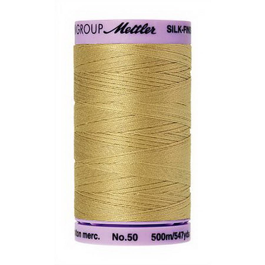 Silk Finish Cotton 50wt 500m 5ct NEW WHEAT BOX05