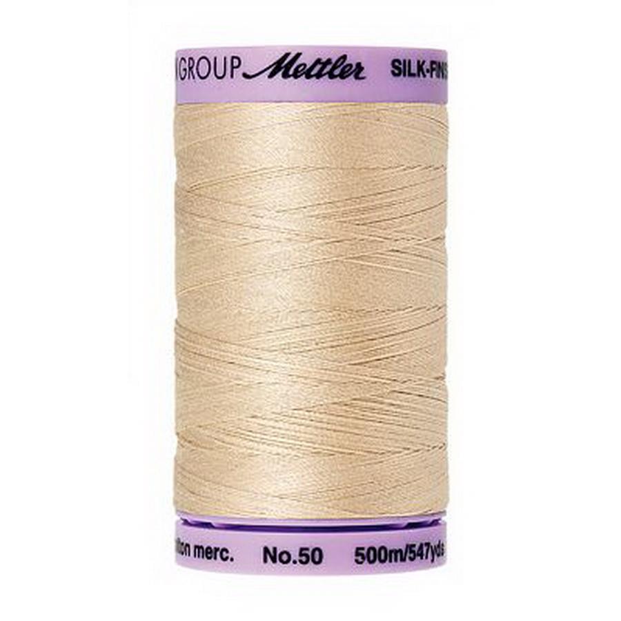 Silk Finish Cotton 50wt 500m 5ct EGGSHELL BOX05