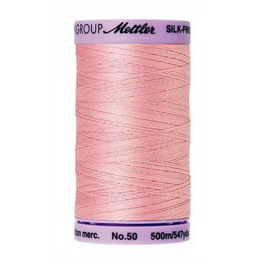 Silk Finish Cotton 50wt 500m 5ct TEA ROSE BOX05