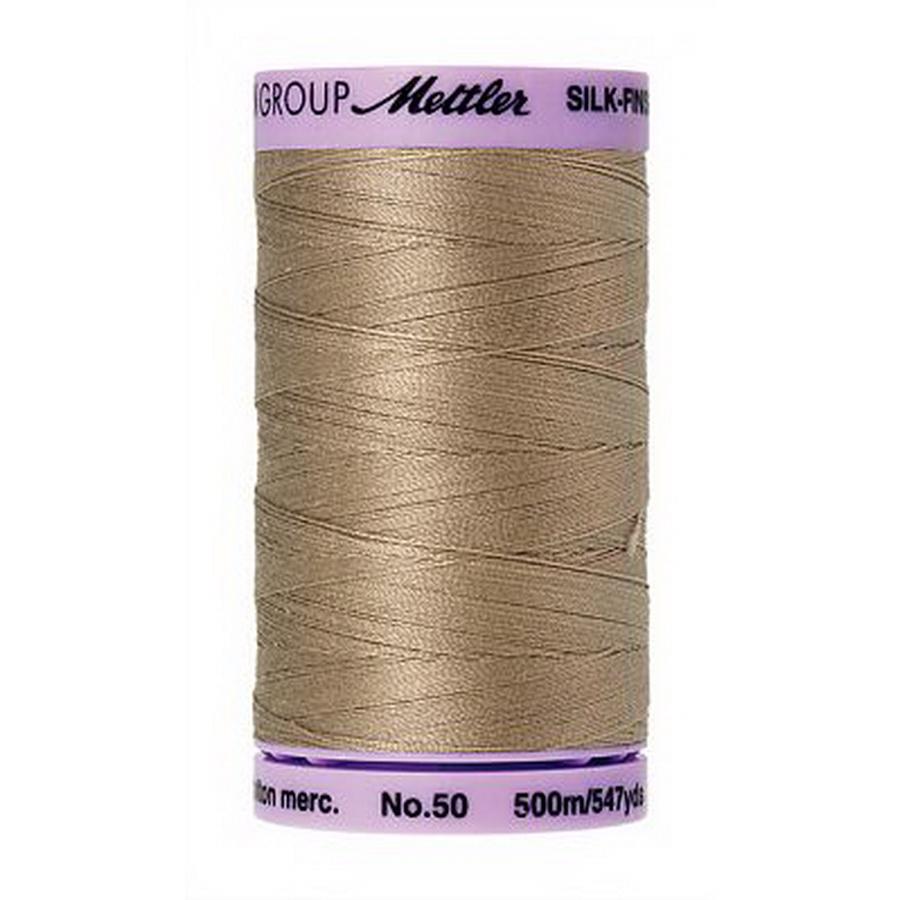 Silk Finish Cotton 50wt 500m 5ct SANDSTONE BOX05