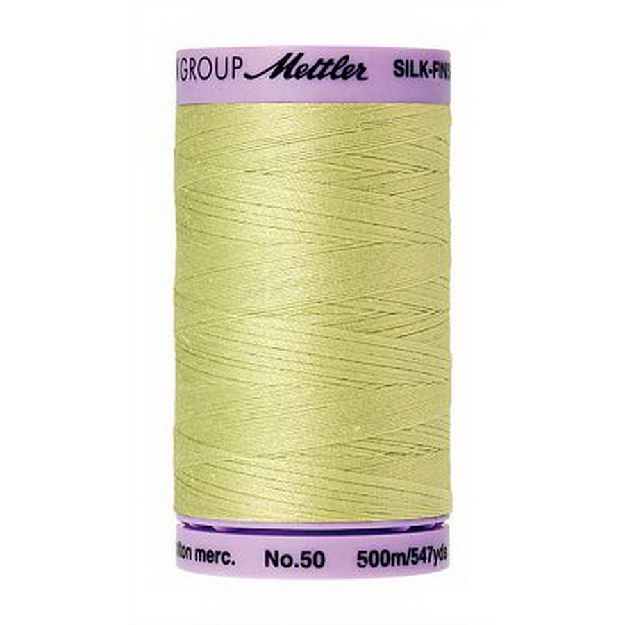 Silk Finish Cotton 50wt 500m 5ct SPRING GREEN BOX05