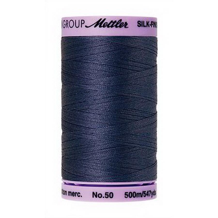 Silk Finish Cotton 50wt 500m (Box of 5) TRUE NAVY
