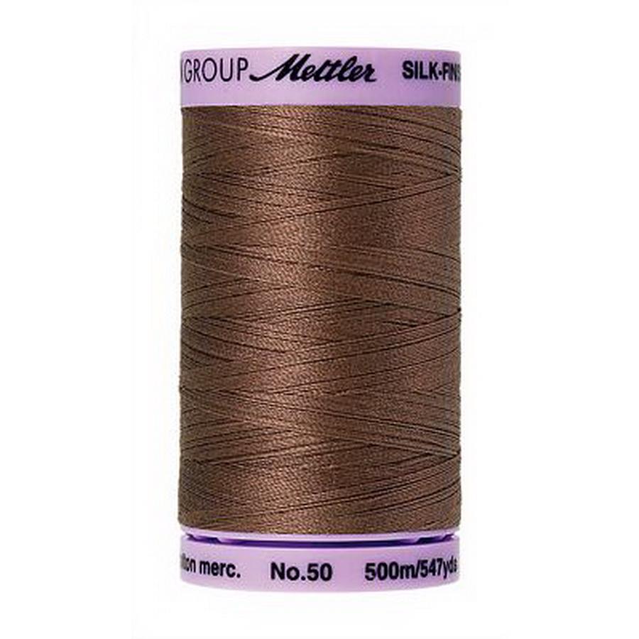 Silk Finish Cotton 50wt 500m 5ct ESPRESSO BOX05