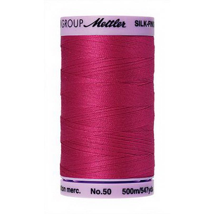 Silk Finish Cotton 50wt 500m (Box of 5) FUCHSIA
