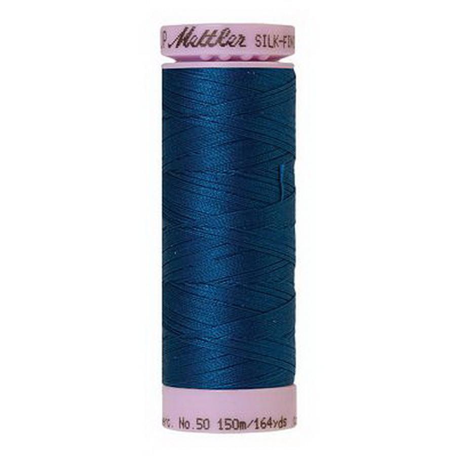 Silk Finish Cotton 50wt 150m (Box of 5) COLONIAL BLUE
