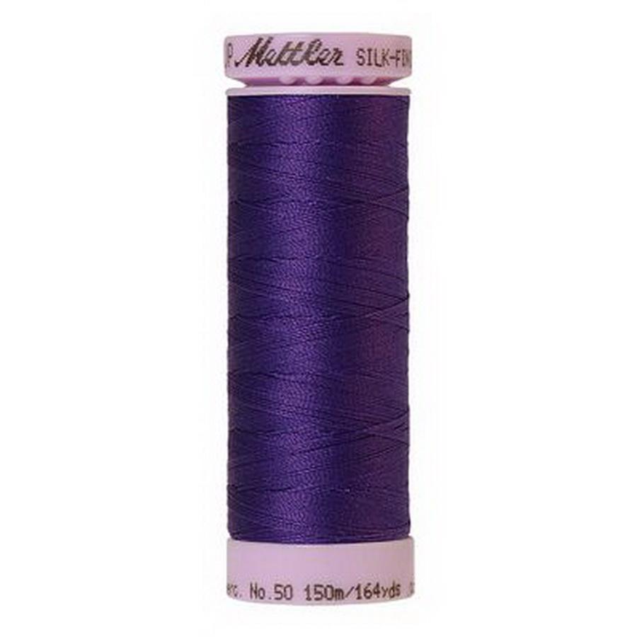 Silk Finish Cotton 50wt 150m (Box of 5) IRIS BLUE