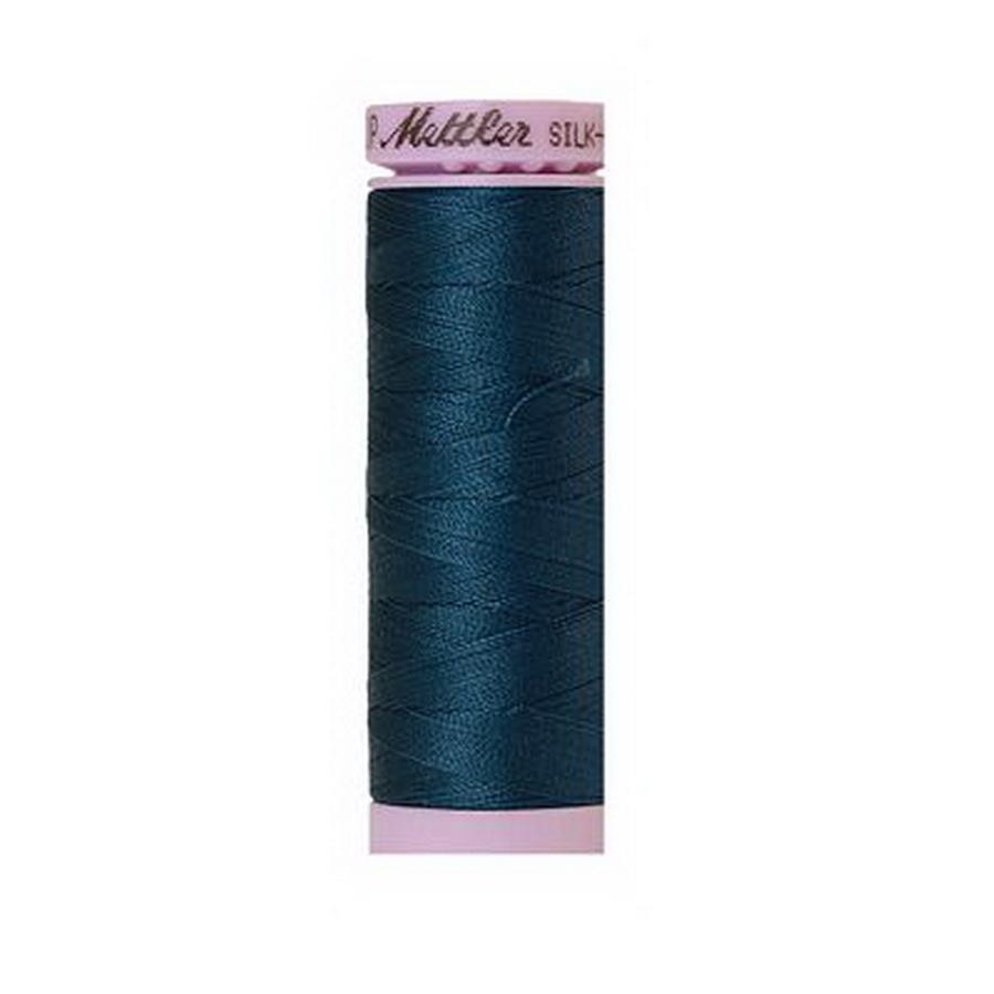 Silk Finish Cotton 50wt 150m 5ct TARTAN BLUE BOX05