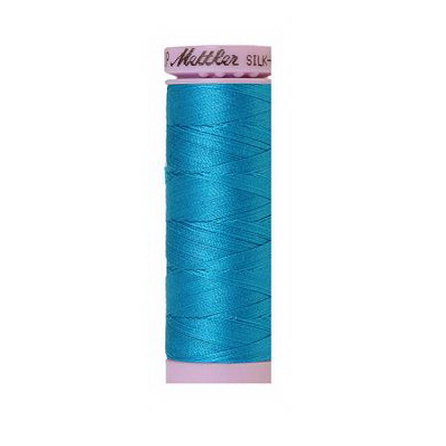 Silk Finish Cotton 50wt 150m 5ct CARIBBEAN BLUE BOX05