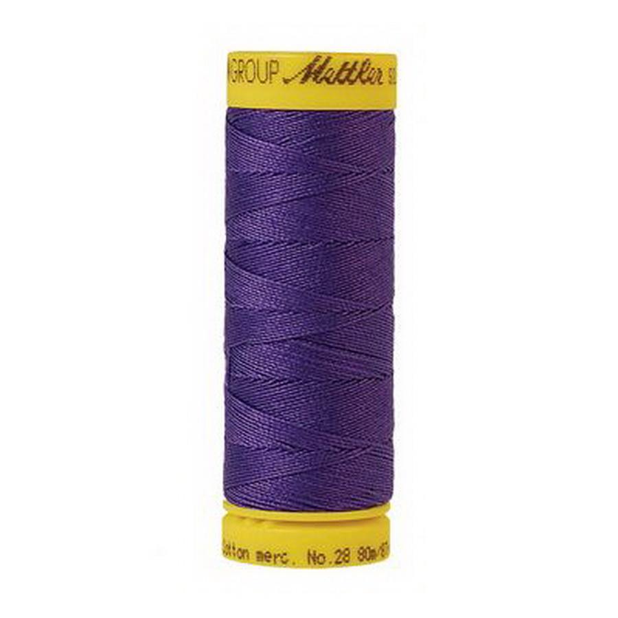 Silk Finish Cotton 28wt 80m 5ct IRIS BLUE BOX05
