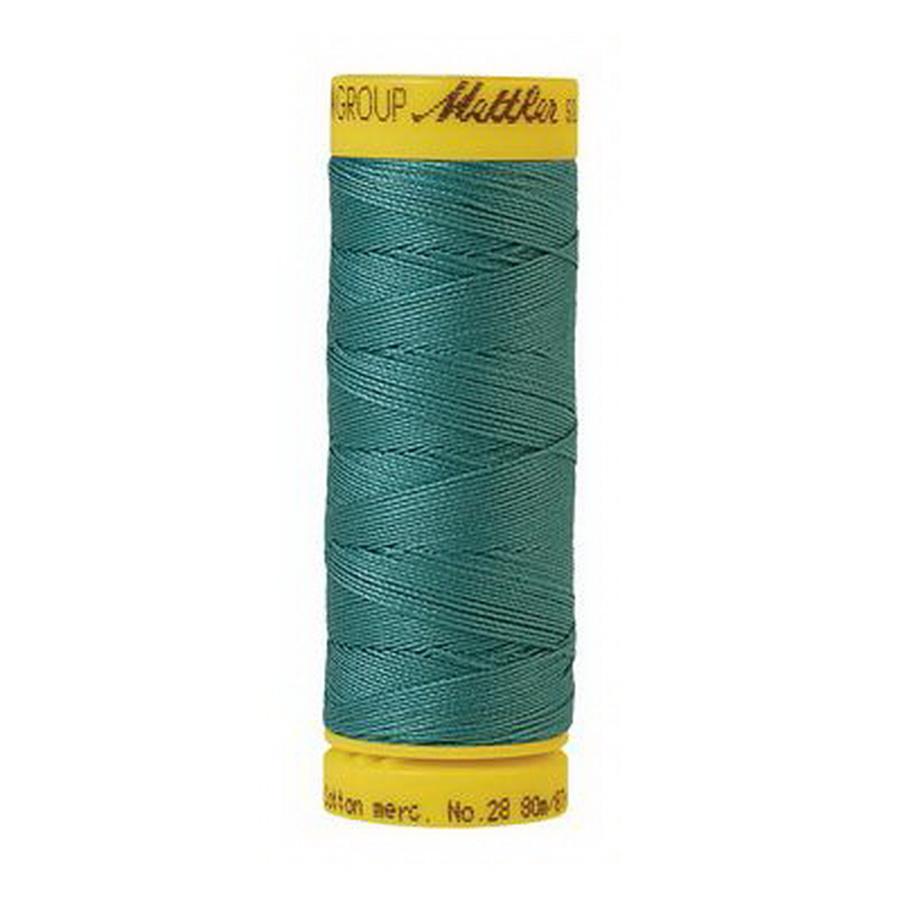 Silk Finish Cotton 28wt 80m (Box of 5) BLUE GREEN OPAL